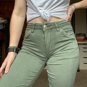 American Eagle Army Green Jegging